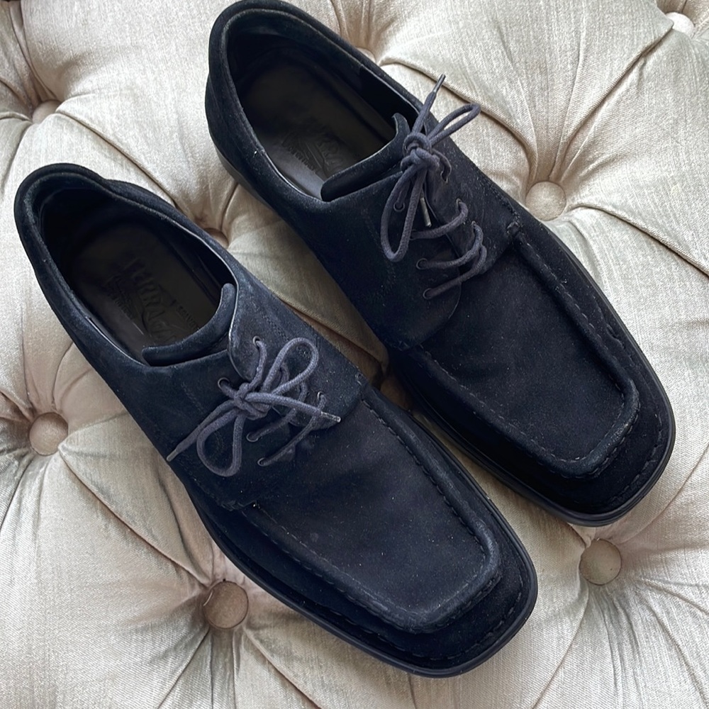 Authentic Salvatore ferragamo suede shoes